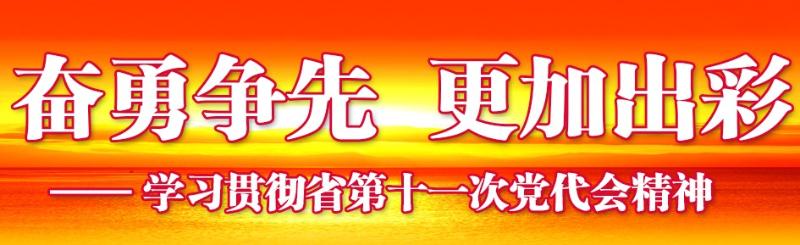 奮勇爭先，更加出彩——學(xué)習(xí)貫徹省第十一次黨代會精神